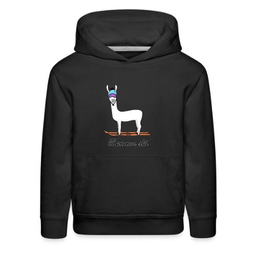 Skiin' llama - Kids‘ Premium Hoodie
