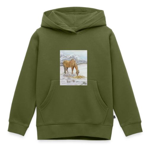 Horse grazing - Kids‘ Premium Hoodie