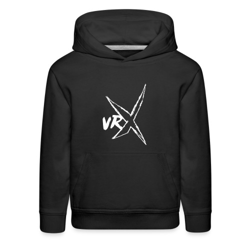 VRX logo WHITE - Kids‘ Premium Hoodie