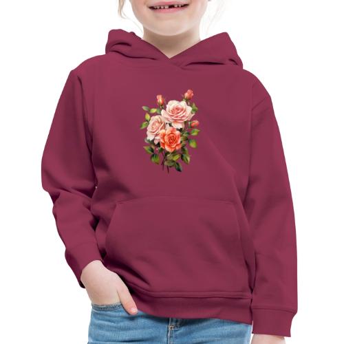 Pink Roses - Kids‘ Premium Hoodie