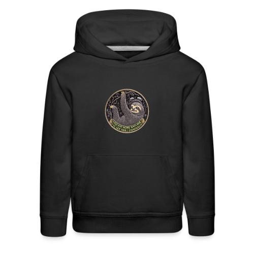 Sloth Home Watcher T Shirt - Kids‘ Premium Hoodie