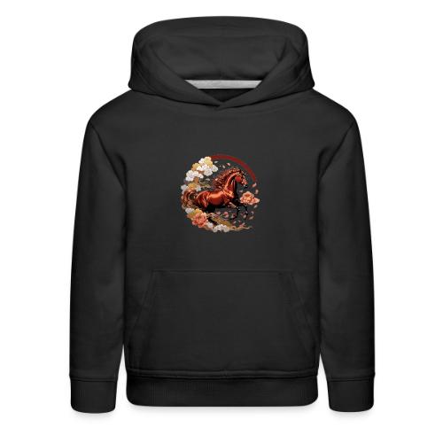 Year of the Horse T Shirt, Lunar New Year Gift - Kids‘ Premium Hoodie