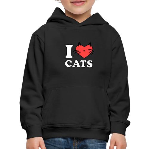 i love cats - Kids‘ Premium Hoodie