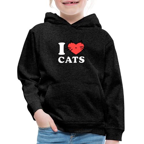 i love cats - Kids‘ Premium Hoodie