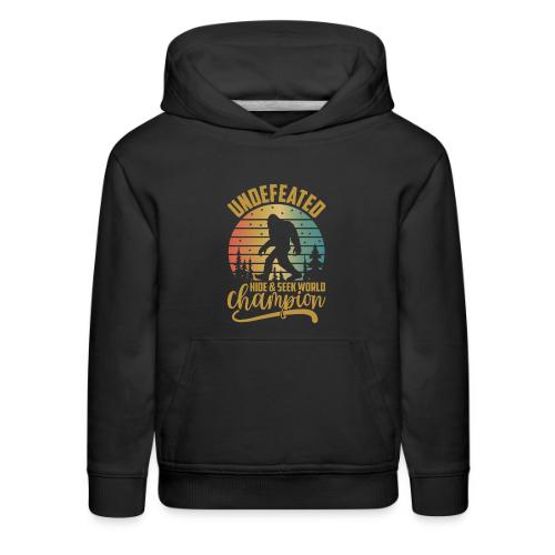 Undefeated Hide and Seek World Champ - Kids‘ Premium Hoodie