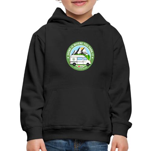 Van Home Travel / La maison est l’endroit où vous la garez / Van - Molleton à capuche Premium pour enfant