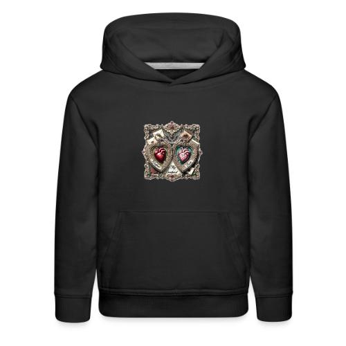 Keeper of My Deepest Love Victorian Locket T-Shirt - Kids‘ Premium Hoodie