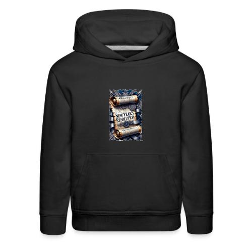 New Year's Resolution T-Shirt - Kids‘ Premium Hoodie