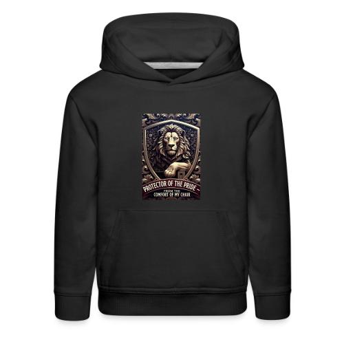 Lion King T Shirt, Funny Low-Effort Father Gift - Kids‘ Premium Hoodie