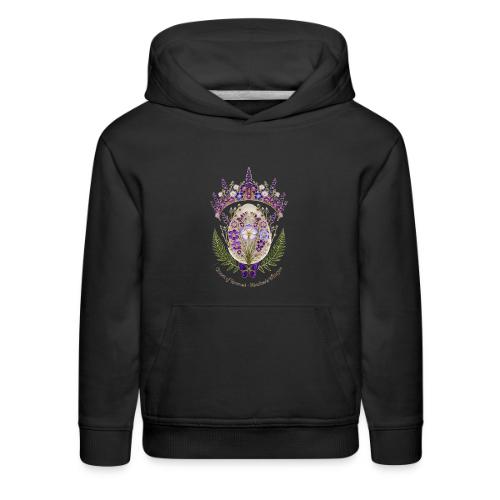 Spring Meadow Crown Tee, Cottagecore Renewal Gift - Kids‘ Premium Hoodie