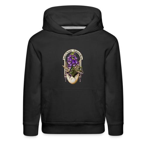 Spring Serenity Foxglove Tee, Easter Gift for wife - Kids‘ Premium Hoodie
