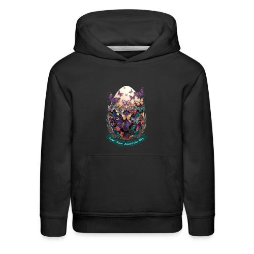 Easter Dawn's Flutter Butterfly T Shirt, Gift - Kids‘ Premium Hoodie