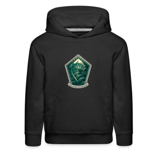 Easter Unfurl in Light Fern T Shirt, Spring Gift - Kids‘ Premium Hoodie