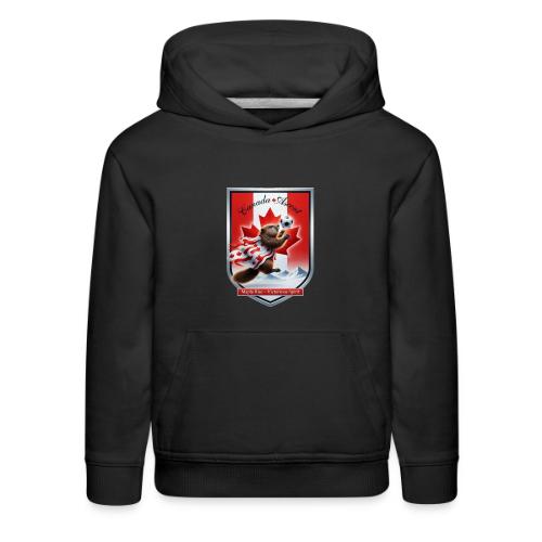 Canada Beaver Ascent T-Shirt, Canadian Pride Gift - Kids‘ Premium Hoodie