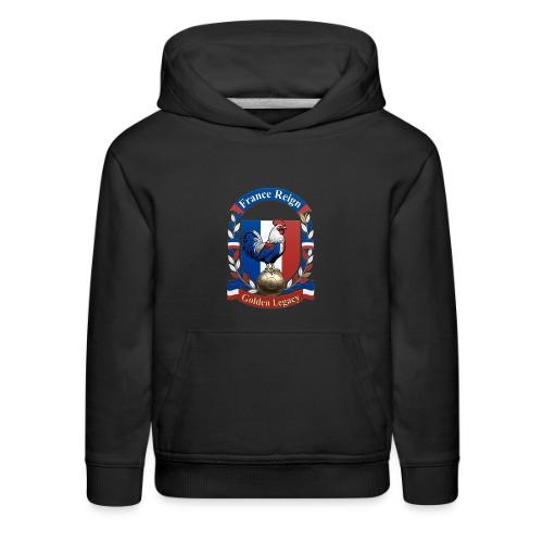 France Rooster Reign T-Shirt, Tricolore Pride Gift - Kids‘ Premium Hoodie