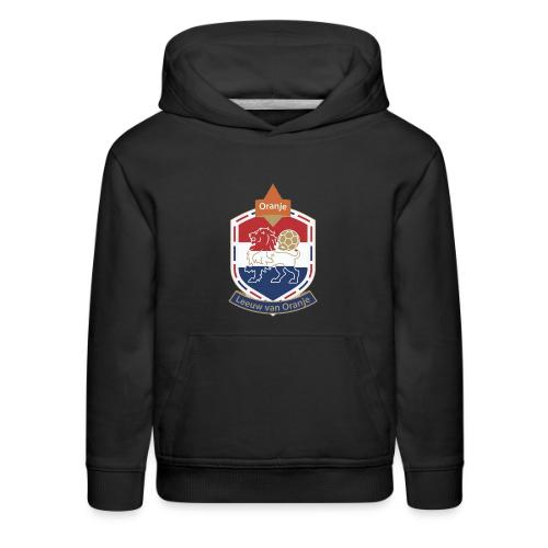 Netherlands Lion Crest T-Shirt, Dutch Badge Gift - Kids‘ Premium Hoodie