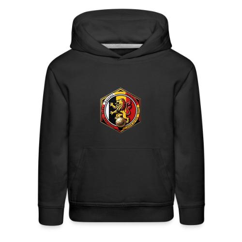 Belgium Lion Valor T-Shirt, Belgian Pride Gift - Kids‘ Premium Hoodie