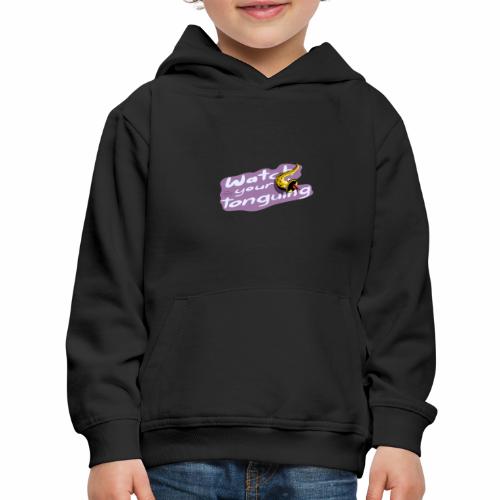 Saxophone players: Watch your tonguing!! pink - Kids‘ Premium Hoodie
