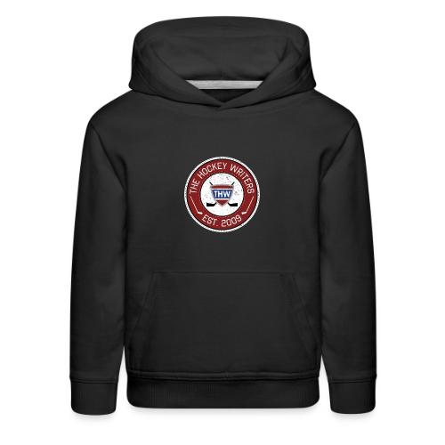 The Hockey Writers (Est. 2009) Old-School Logo - Kids‘ Premium Hoodie