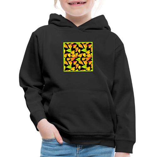 Neon Leaf Art Elegance - Kids‘ Premium Hoodie
