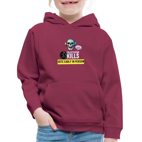 Collectivism Kills Transparent Design - Kids‘ Premium Hoodie
