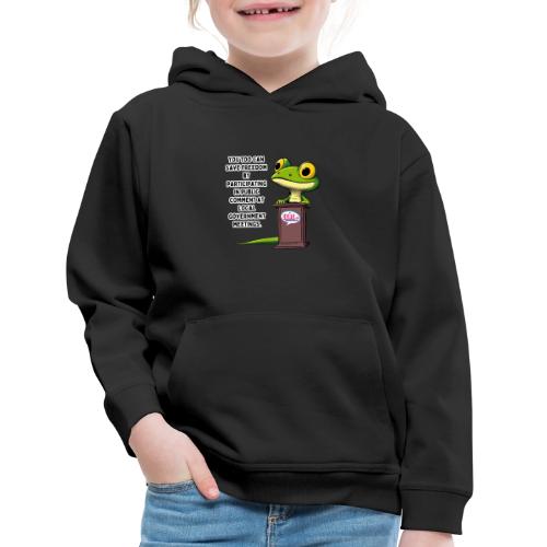 Public Comment Lizard Design - Kids‘ Premium Hoodie
