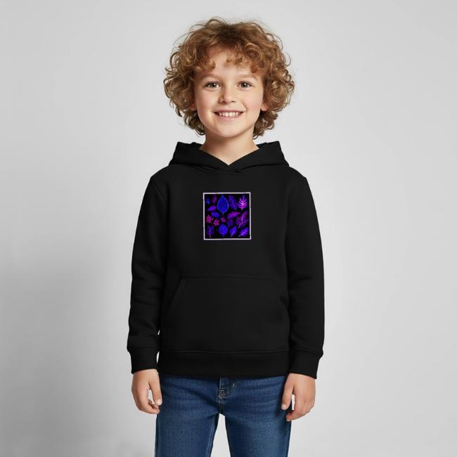 Neon Leaves in Pink and Purple Hues