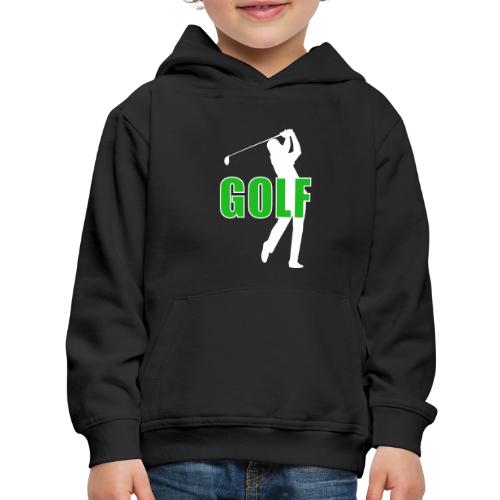Golf: Classic Golf Motion - Kids‘ Premium Hoodie