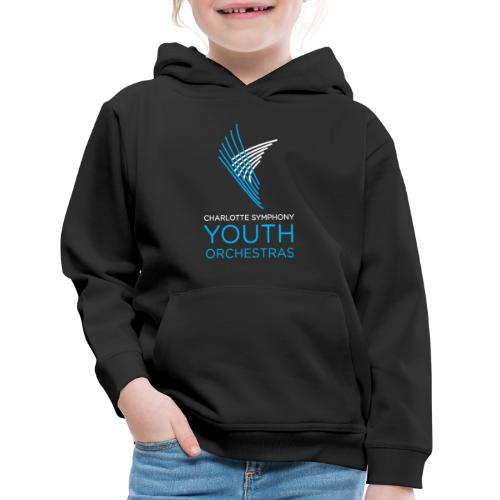 Charlotte Symphony Youth Orchestras Logo (WS) - Kids‘ Premium Hoodie