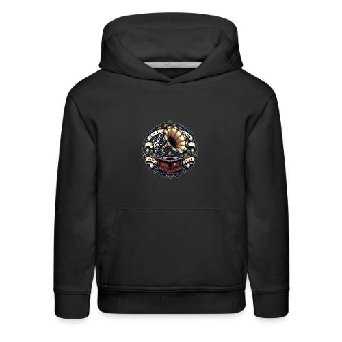 Ornate Phonograph T-Shirt - Kids‘ Premium Hoodie