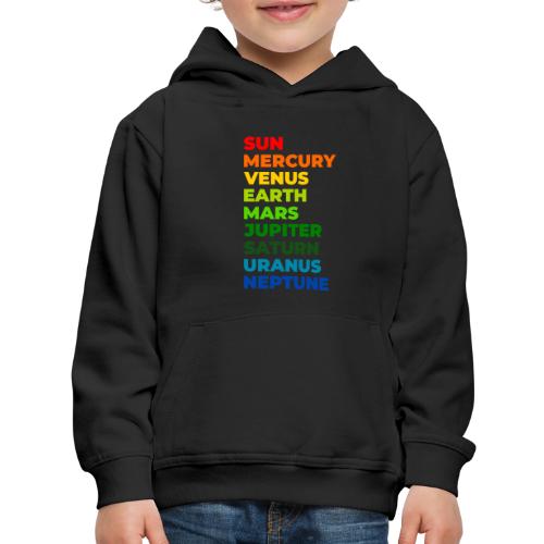 Color the solar system - Kids‘ Premium Hoodie