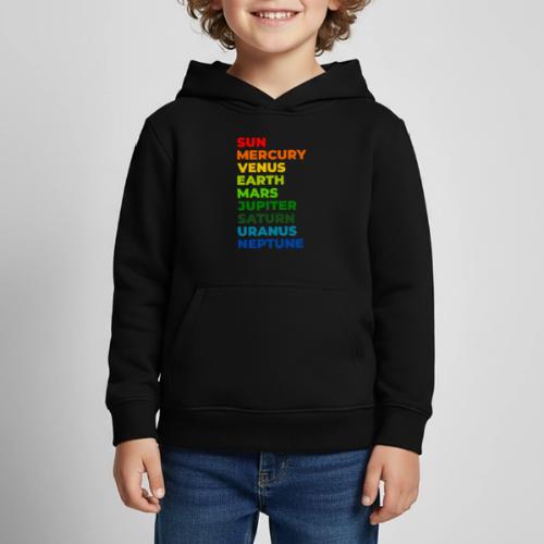 Color the solar system - Kids‘ Premium Hoodie