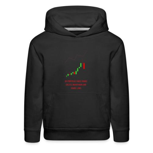 Technical Analysis Trading T-Shirt| Sarcastic - Kids‘ Premium Hoodie