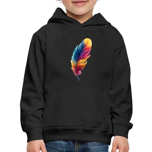 Rainbow Flight Feather - Kids‘ Premium Hoodie