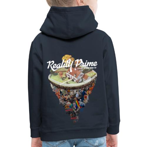 Reality Prime (On Color, Back Design) - Kids‘ Premium Hoodie