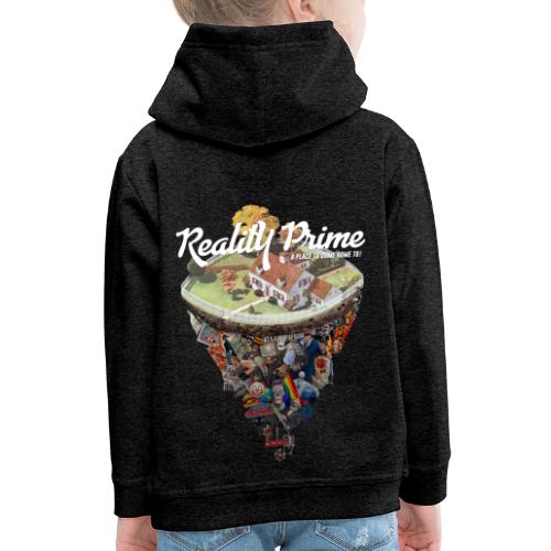 Reality Prime (On Color, Back Design) - Kids‘ Premium Hoodie