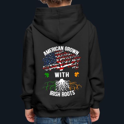 American Grown with Irish Roots - Kids‘ Premium Hoodie