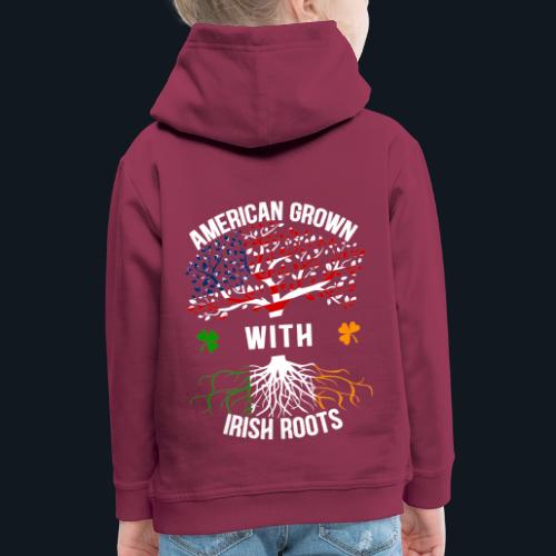 American Grown with Irish Roots - Kids‘ Premium Hoodie