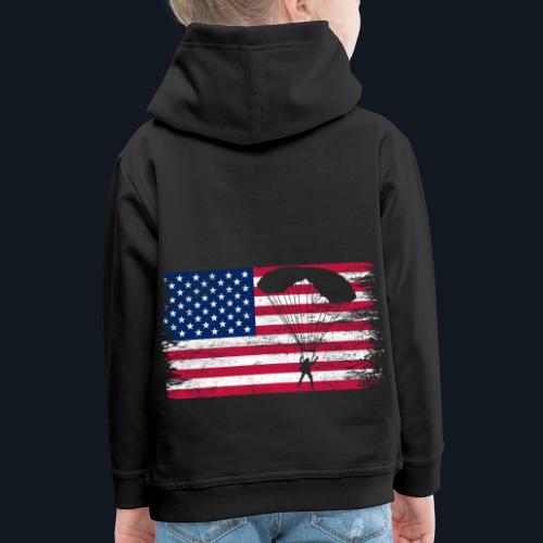 American paratrooper 1 - Kids‘ Premium Hoodie