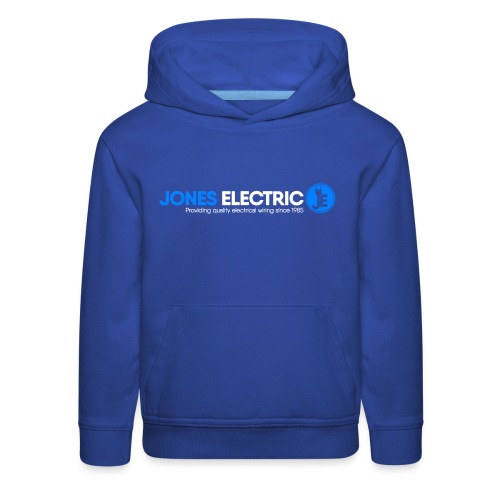 Jones Electric Logo VectorW - Kids‘ Premium Hoodie