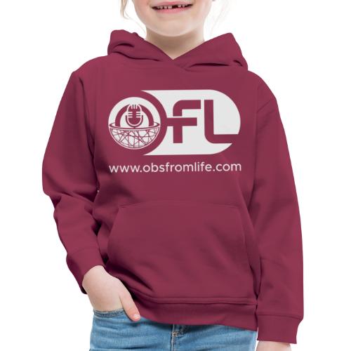 Observations from Life Logo with Web Address - Kids‘ Premium Hoodie