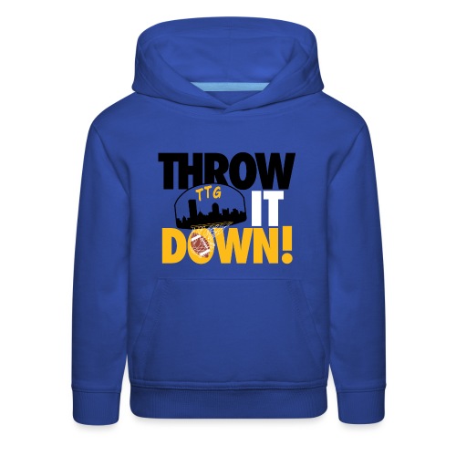 Throw it Down! (Turnover Dunk) - Kids‘ Premium Hoodie
