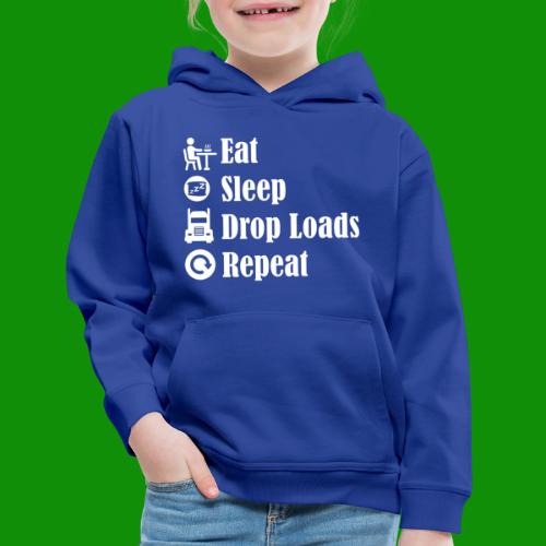 Eat Sleep Drop Loads Repeat - Kids‘ Premium Hoodie