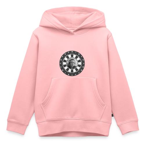 Producer Jay on Dartboard with Fusco Show back - Kids‘ Premium Hoodie