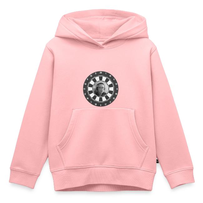 Producer Jay on Dartboard with Fusco Show back