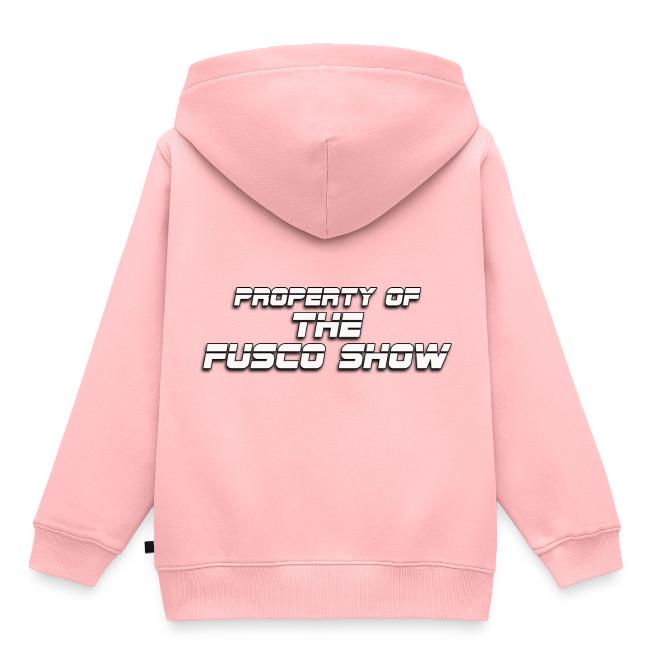 Producer Jay on Dartboard with Fusco Show back