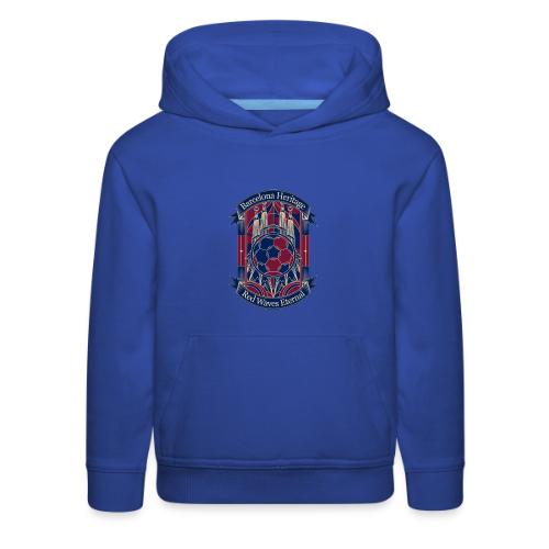 Barcelona Red Heritage T Shirt, Barsa fan Gift - Kids‘ Premium Hoodie