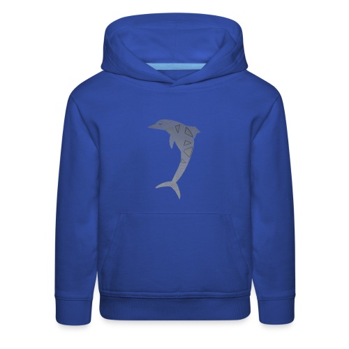 dolphin art deco - Kids‘ Premium Hoodie