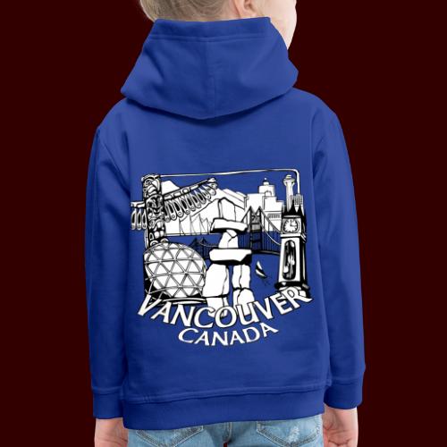 Vancouver Souvenir Shirts & Landmarks Art Shirt - Kids‘ Premium Hoodie