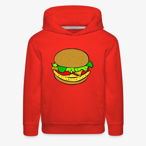 Comic Burger - Kids‘ Premium Hoodie